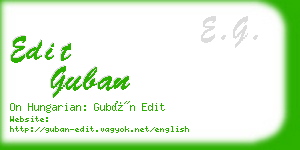 edit guban business card
